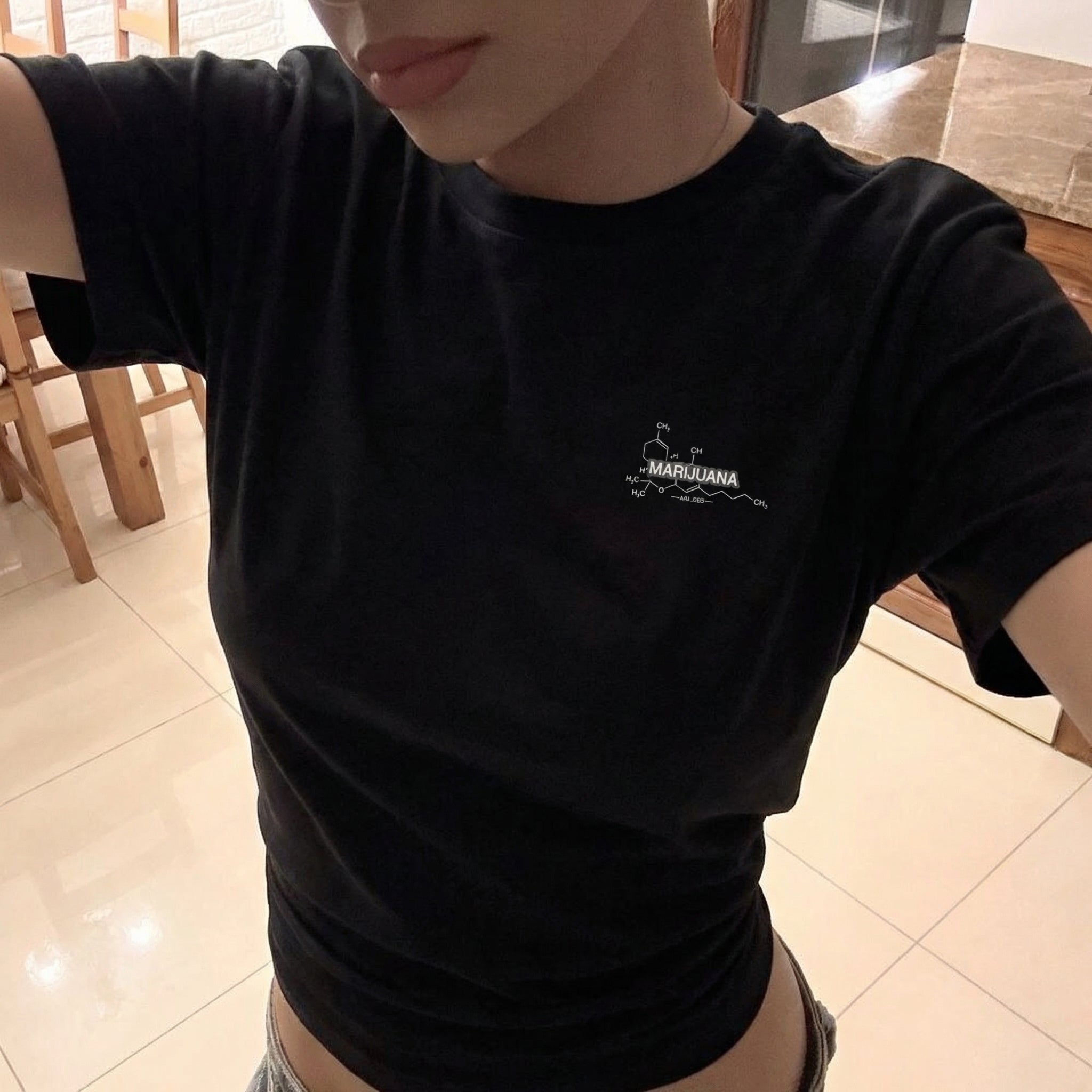 Marijuana East 420 – THC Formel T-Shirt