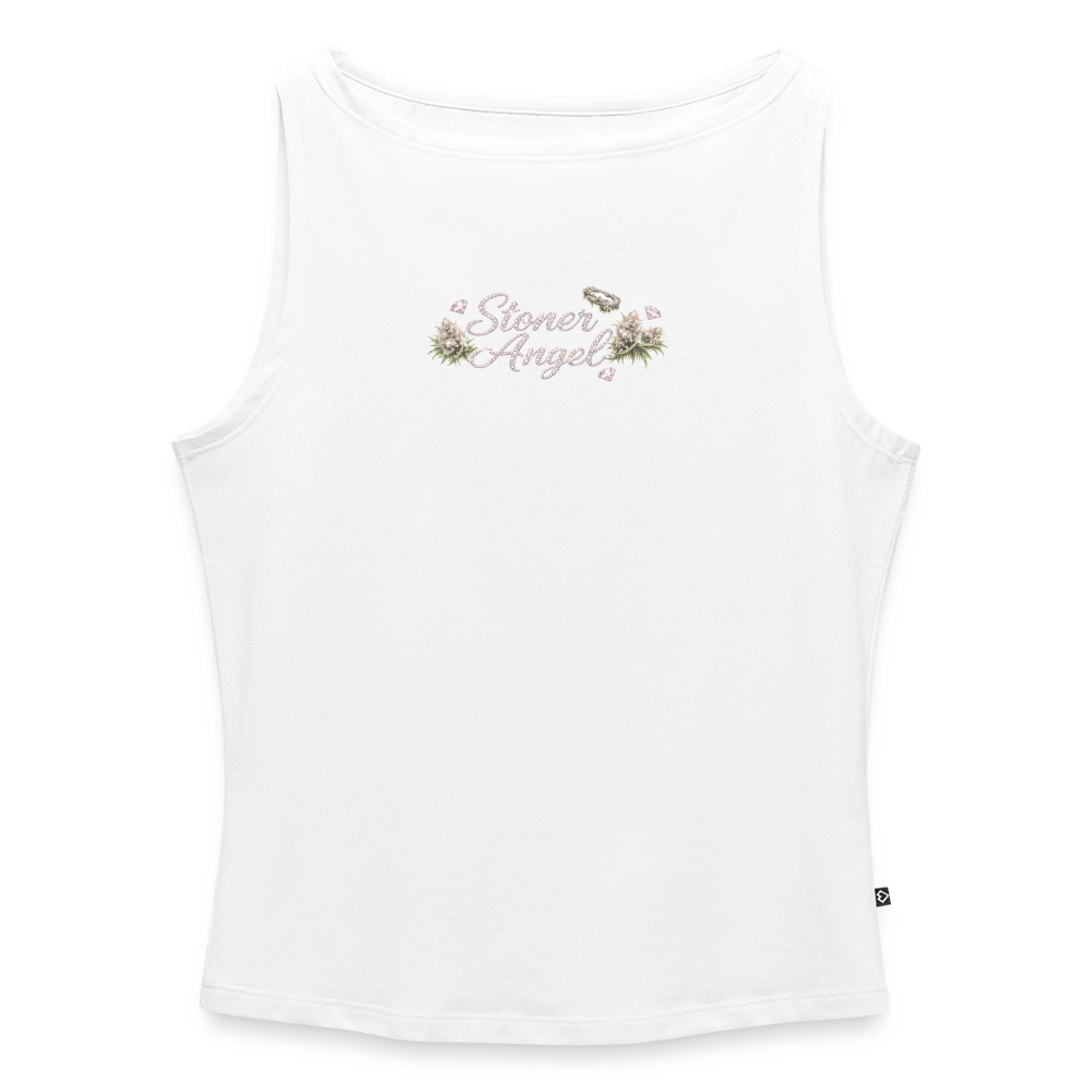 Stoner Angel -Crop top - white