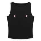Weed Nippelpiercing - black