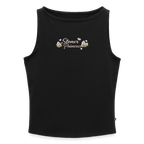 Stoner Princess Crop Top - black