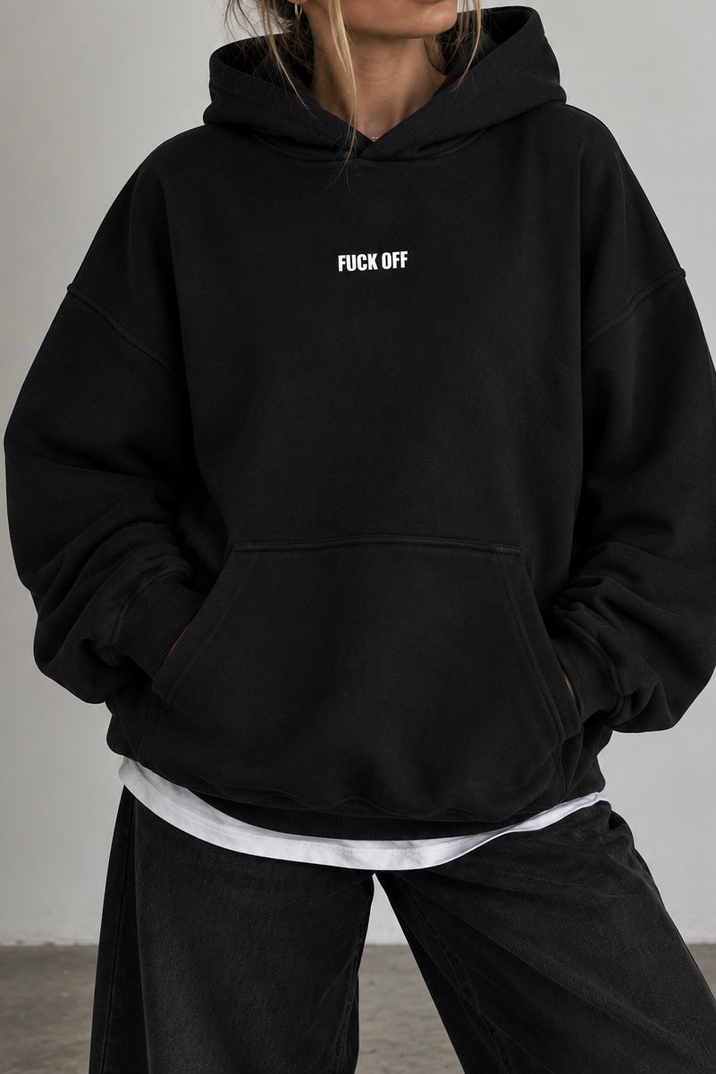 FUCK OFF I‘M GARDENING Oversized Hoodie für Cannabis Grower