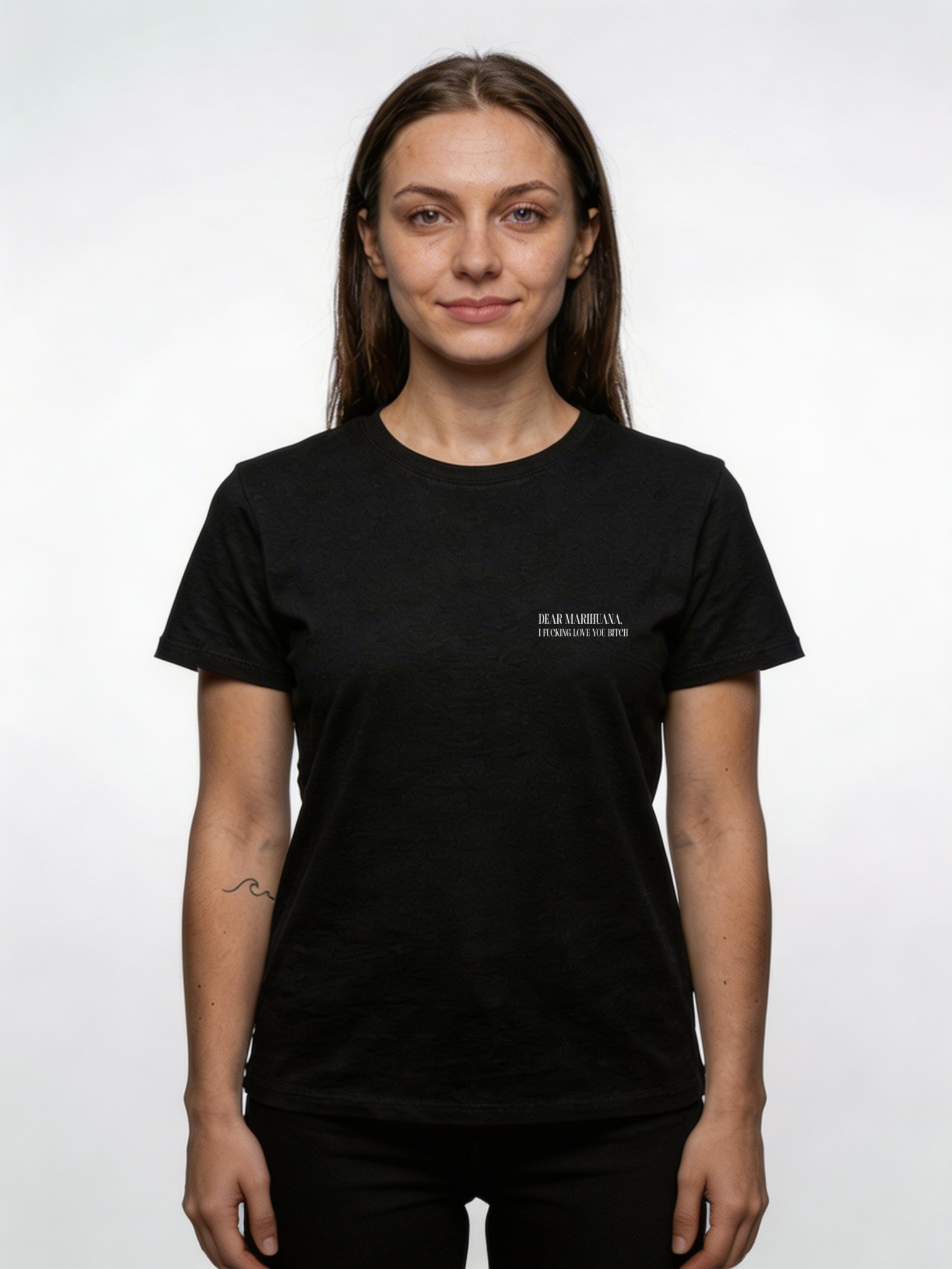 DEAR MARIHUANNA, I FUCKING LOVE YOU BITCH – Cannabis Statement Shirt