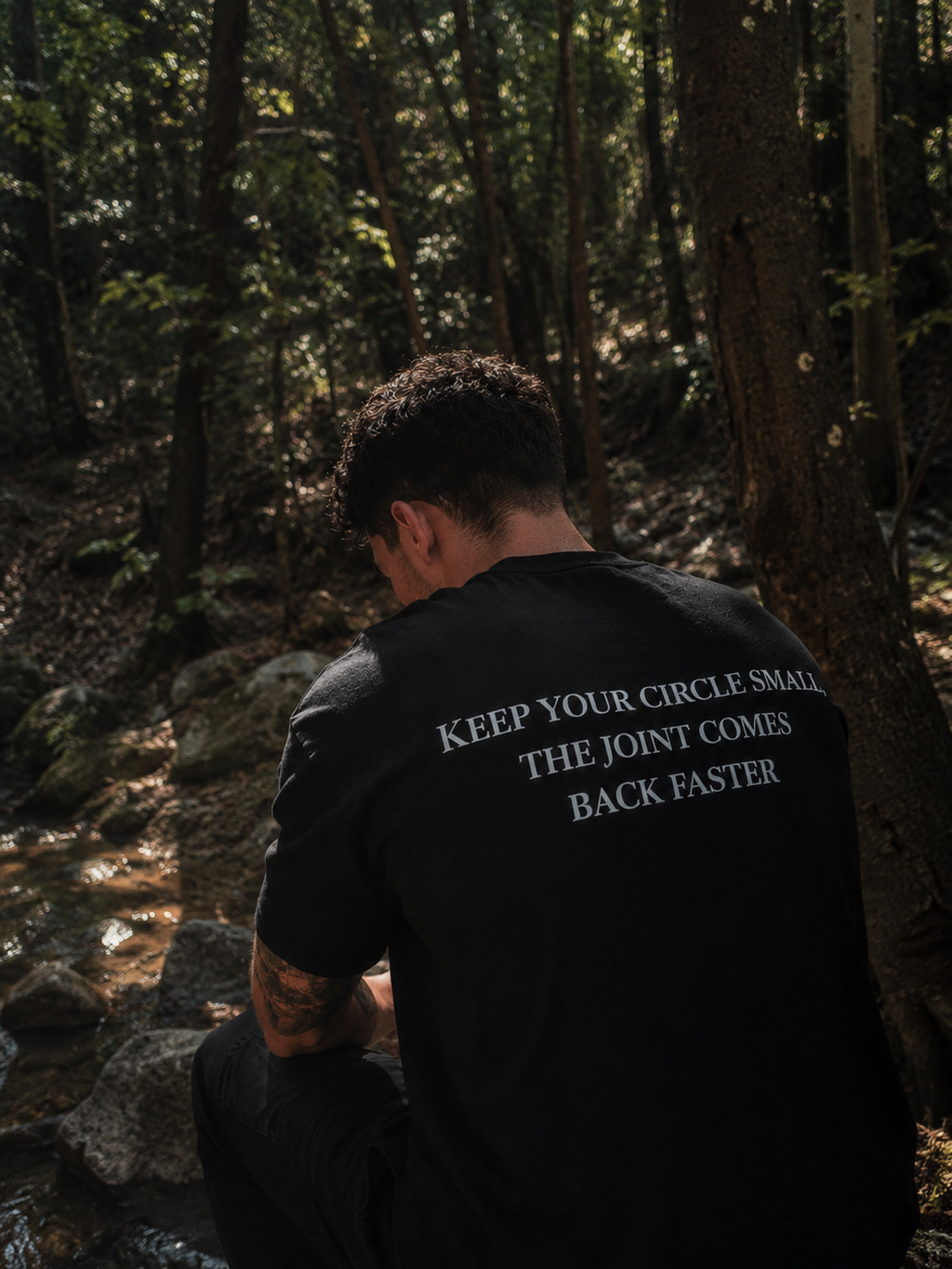 KEEP YOUR CIRCLE SMALL,  THE JOINT COMES  BACK FASTER Oversized Stoner Shirt