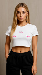 CannaCherrý Pink -  Cropped Tee - BlazeBae