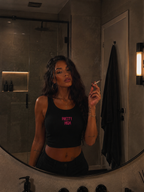 Pretty High Crop Top (mit Stick )