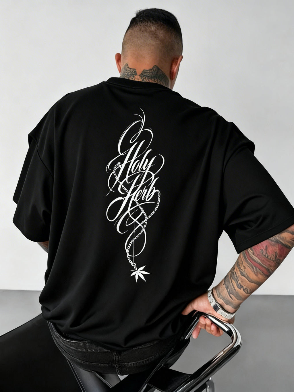 Holy Herb Oversize Cannabis T-Shirt