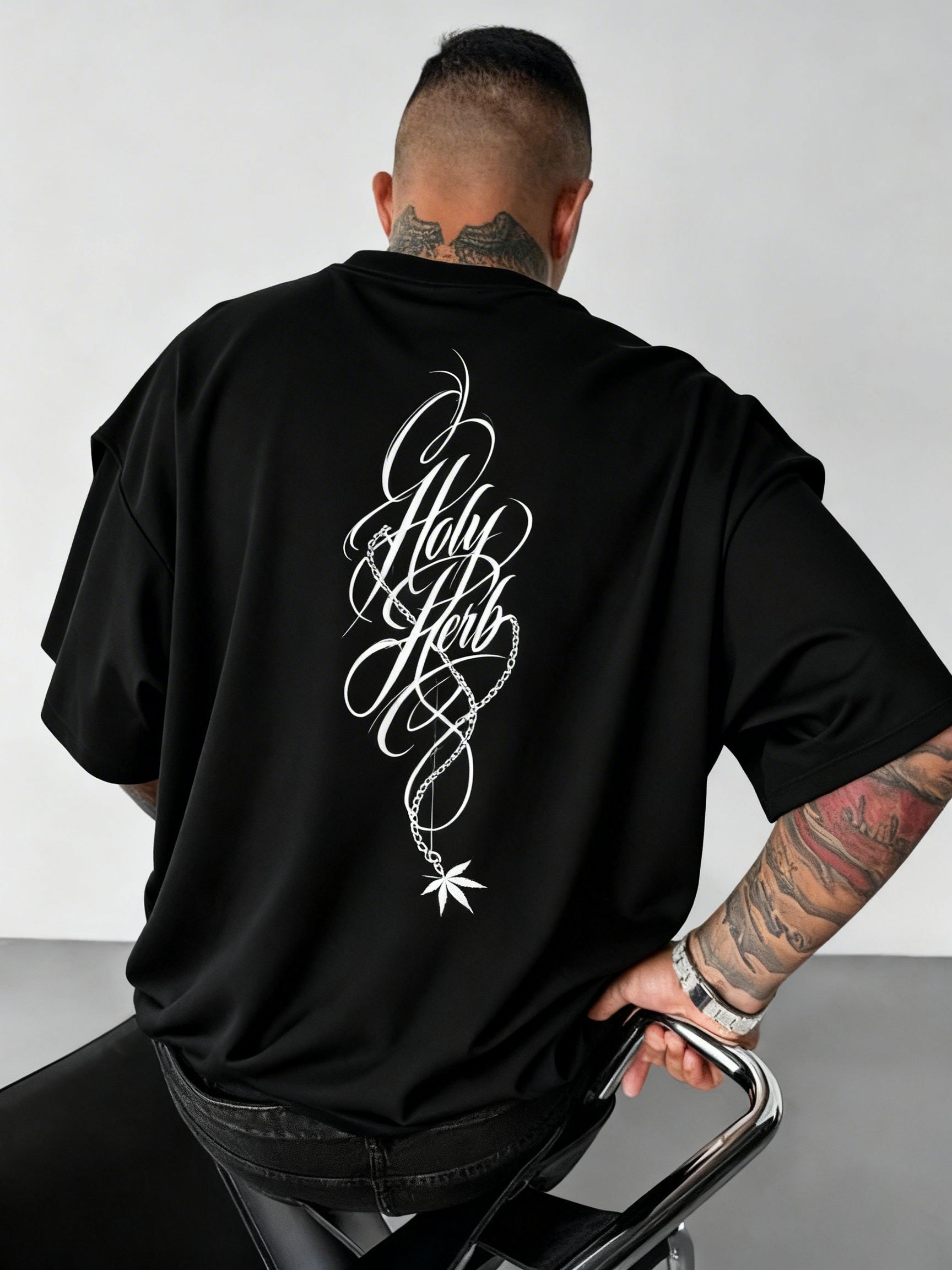 Holy Herb Oversize Cannabis T-Shirt