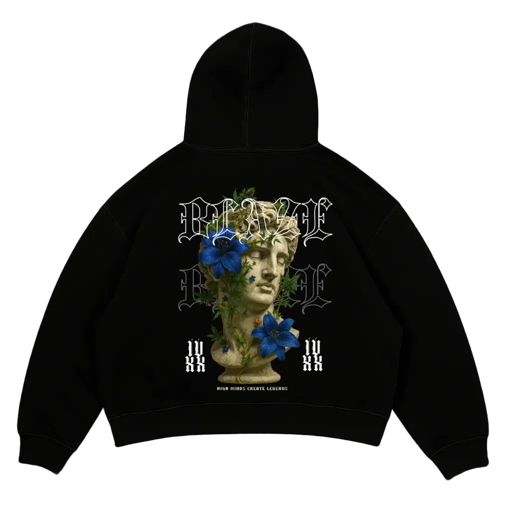 BLAZE Blaue Blume - Oversized Hoodie - BlazeBae