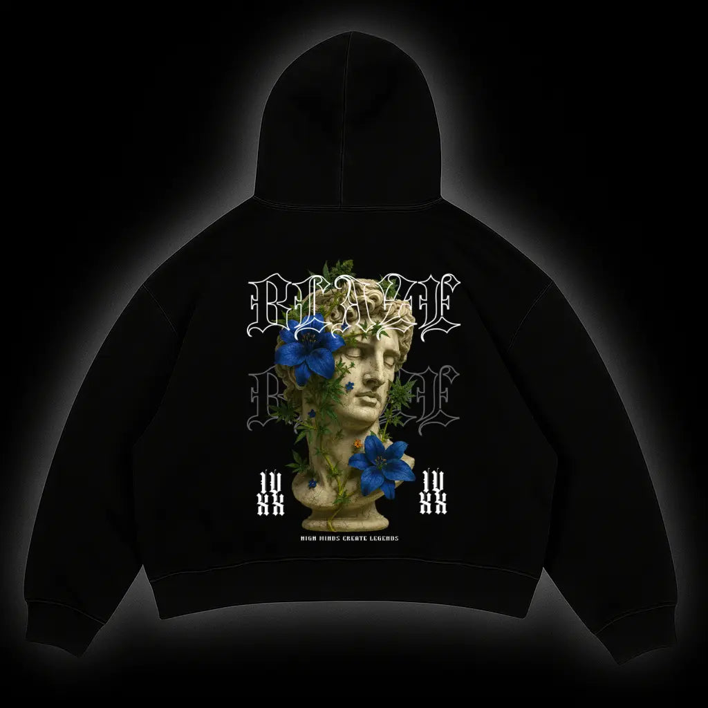 BLAZE Blaue Blume - Oversized Hoodie - BlazeBae
