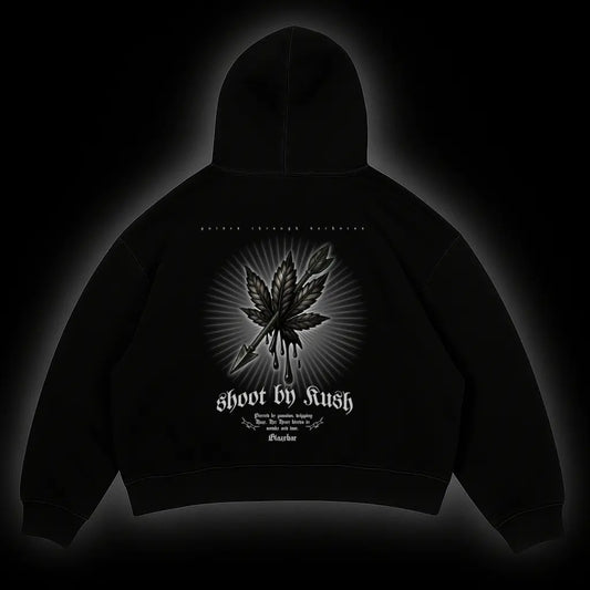 SHOOT BY KUSH - Oversized Hoodie - BlazeBae