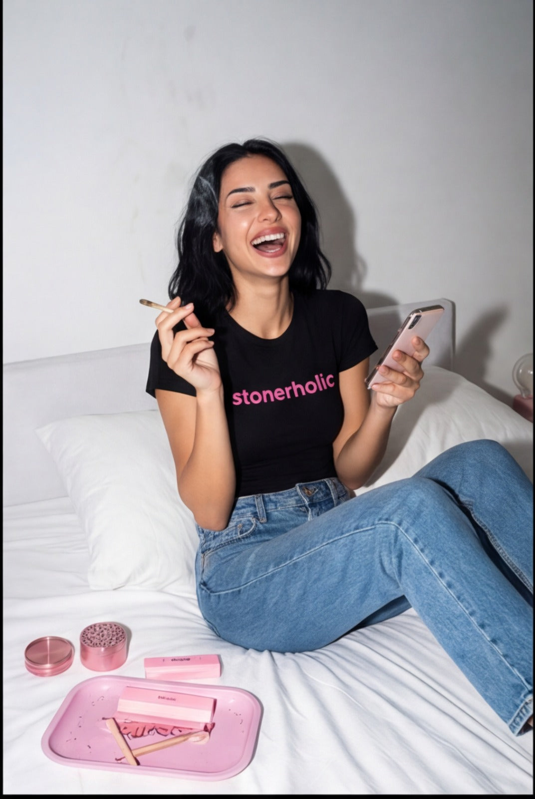 stonerholic - Cropped Tee