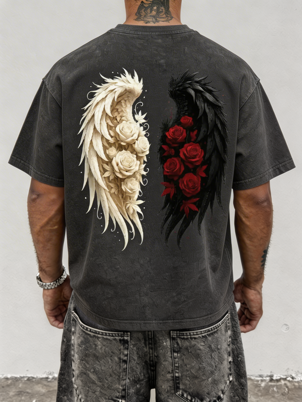 HEAVEN / HELL Oversized Shirt