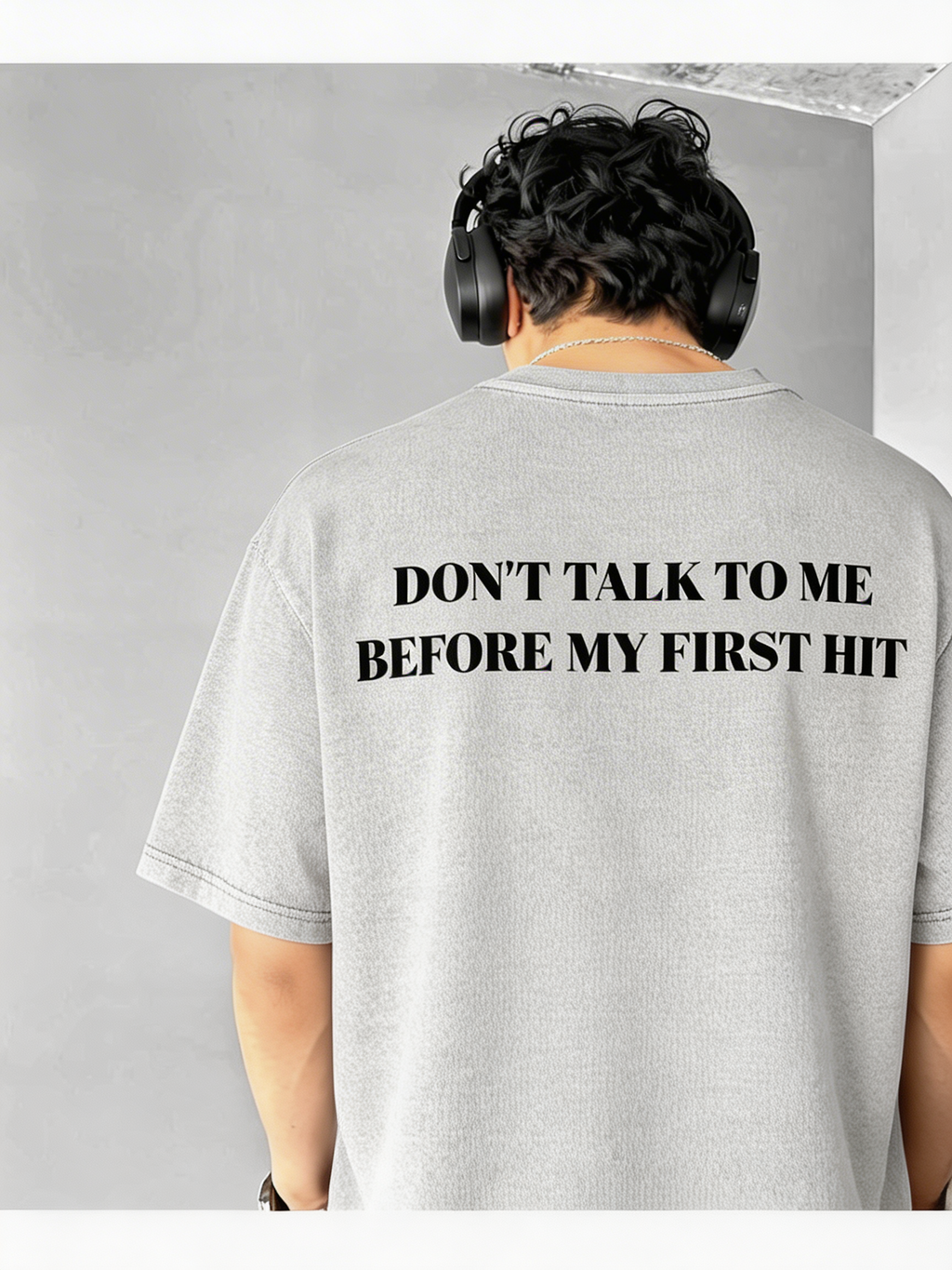 DONT TALK TO ME BEFORE MY FIRST HIT – Stoner T-Shirt