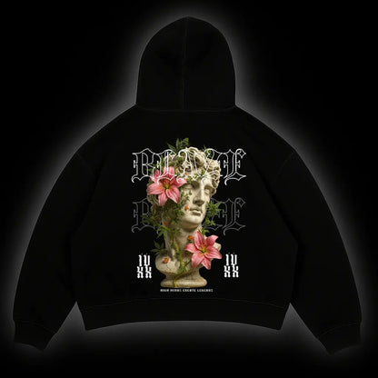 BLAZE Rosa Blume - Oversized Hoodie - BlazeBae