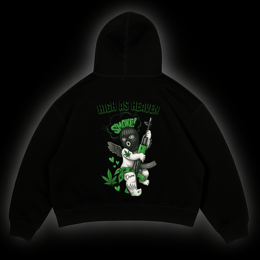 HIGH AS HEAVEN-  Zipper Hoodie