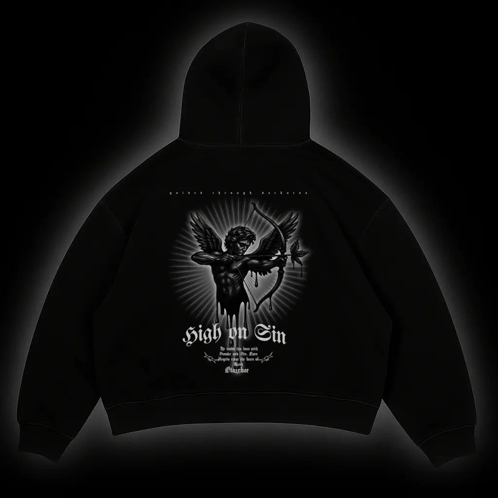HIGH ON SIN - Oversized Hoodie - BlazeBae