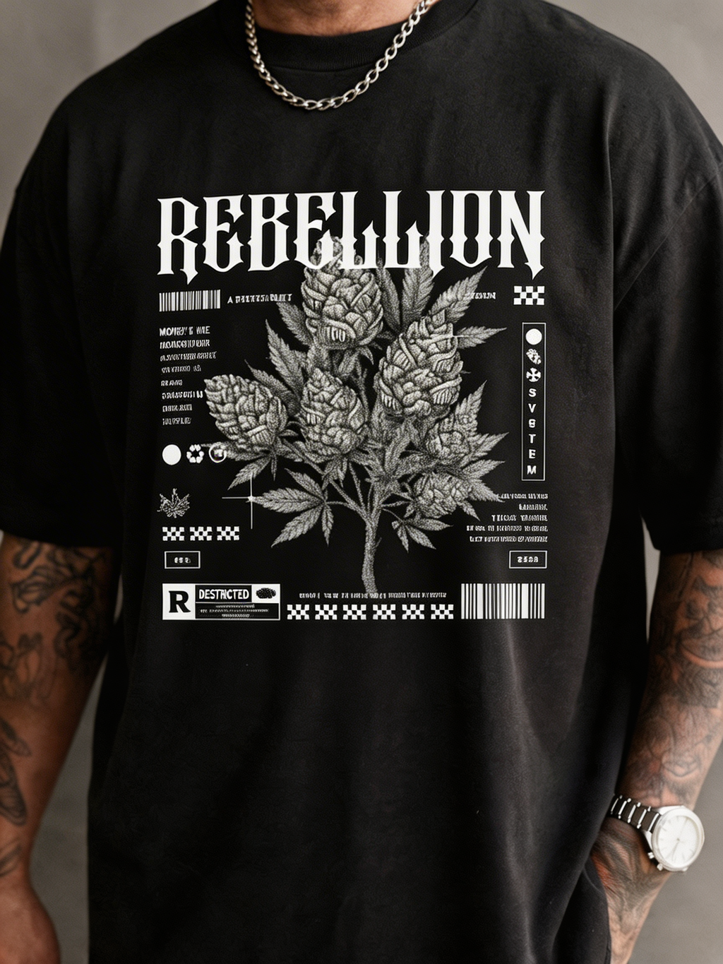 REBELLION – Oversize-T-Shirt