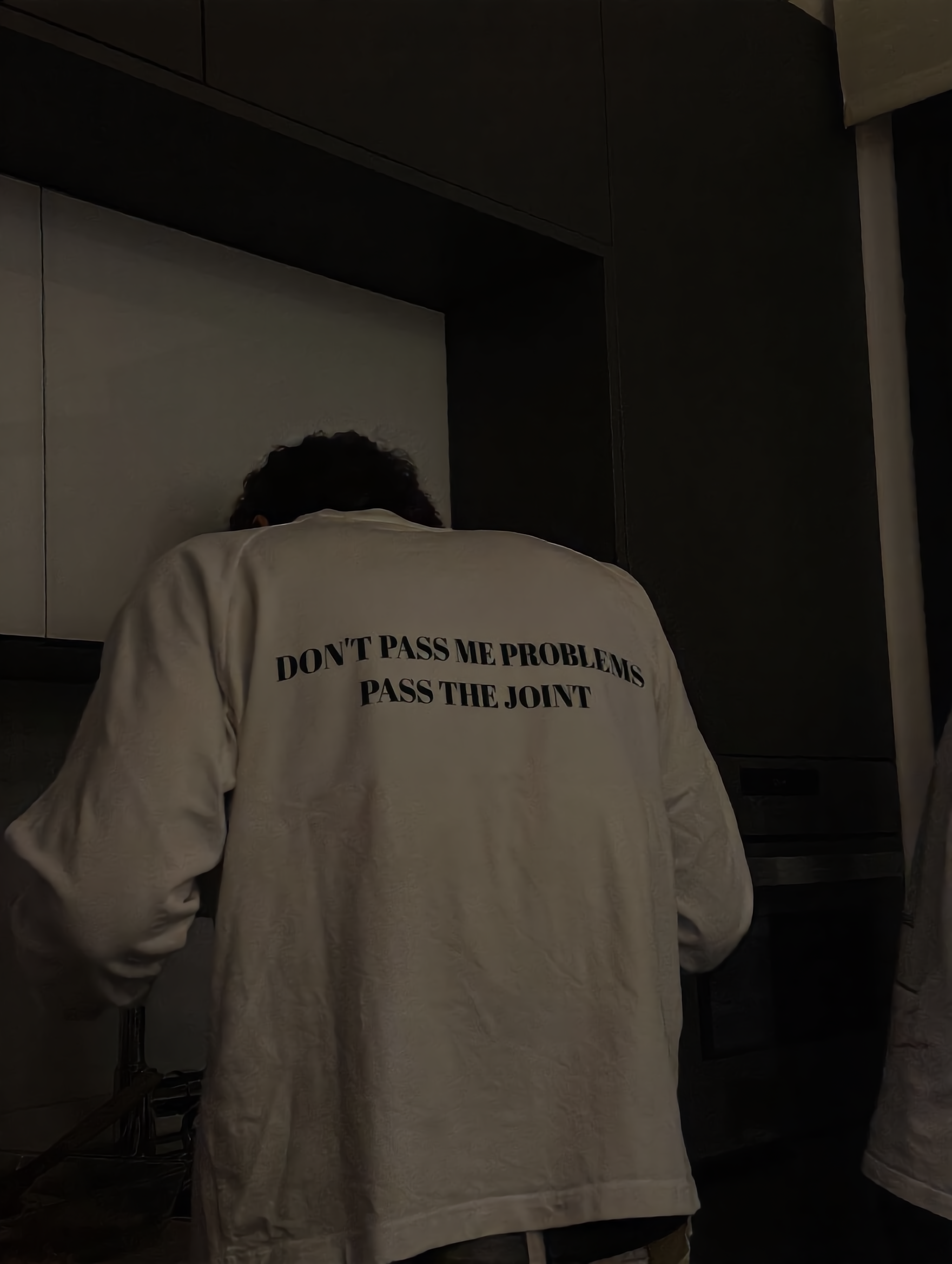DONT PASS ME PROBLEMS PASS THE JOINT - Oversized Stoner  Shirt