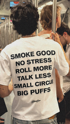 SMOKE GOOD -  Oversized Cannabis Shirt