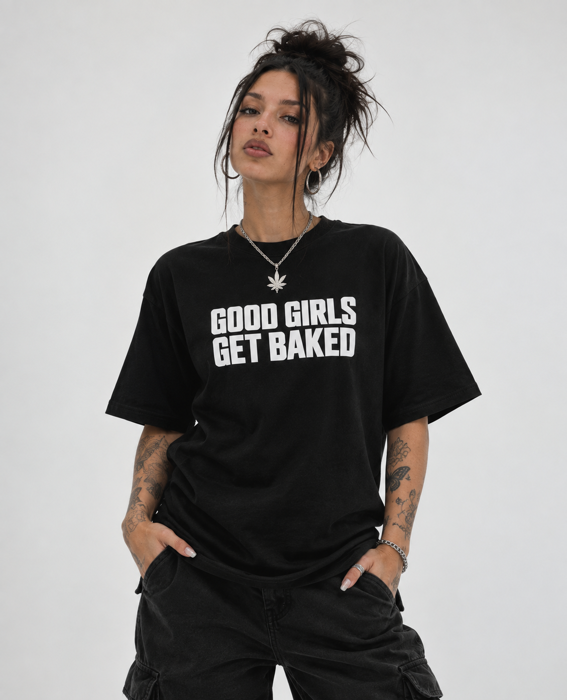 Good Girls Get Baked Oversized Shirt