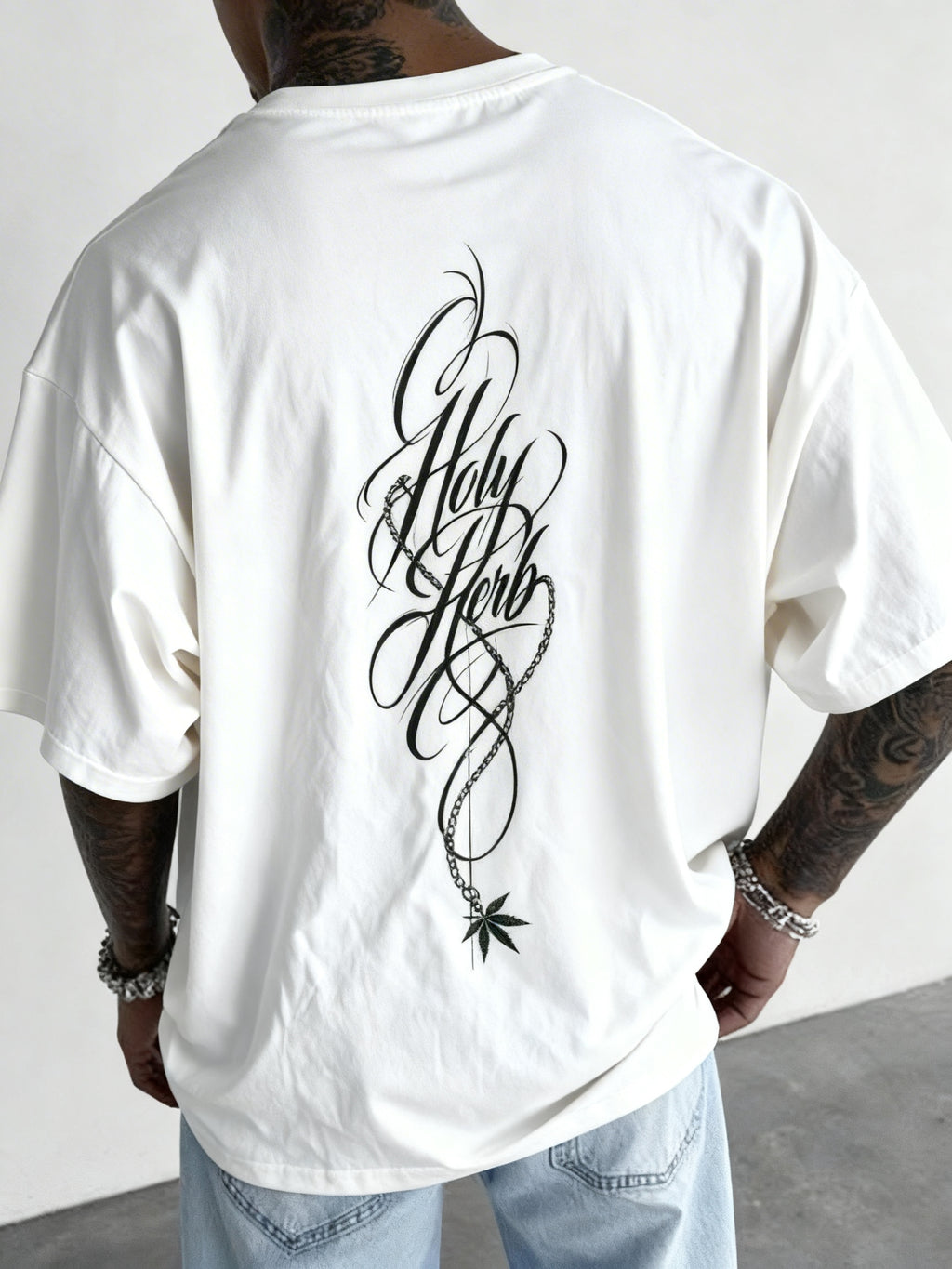 Holy Herb Oversize Cannabis T-Shirt