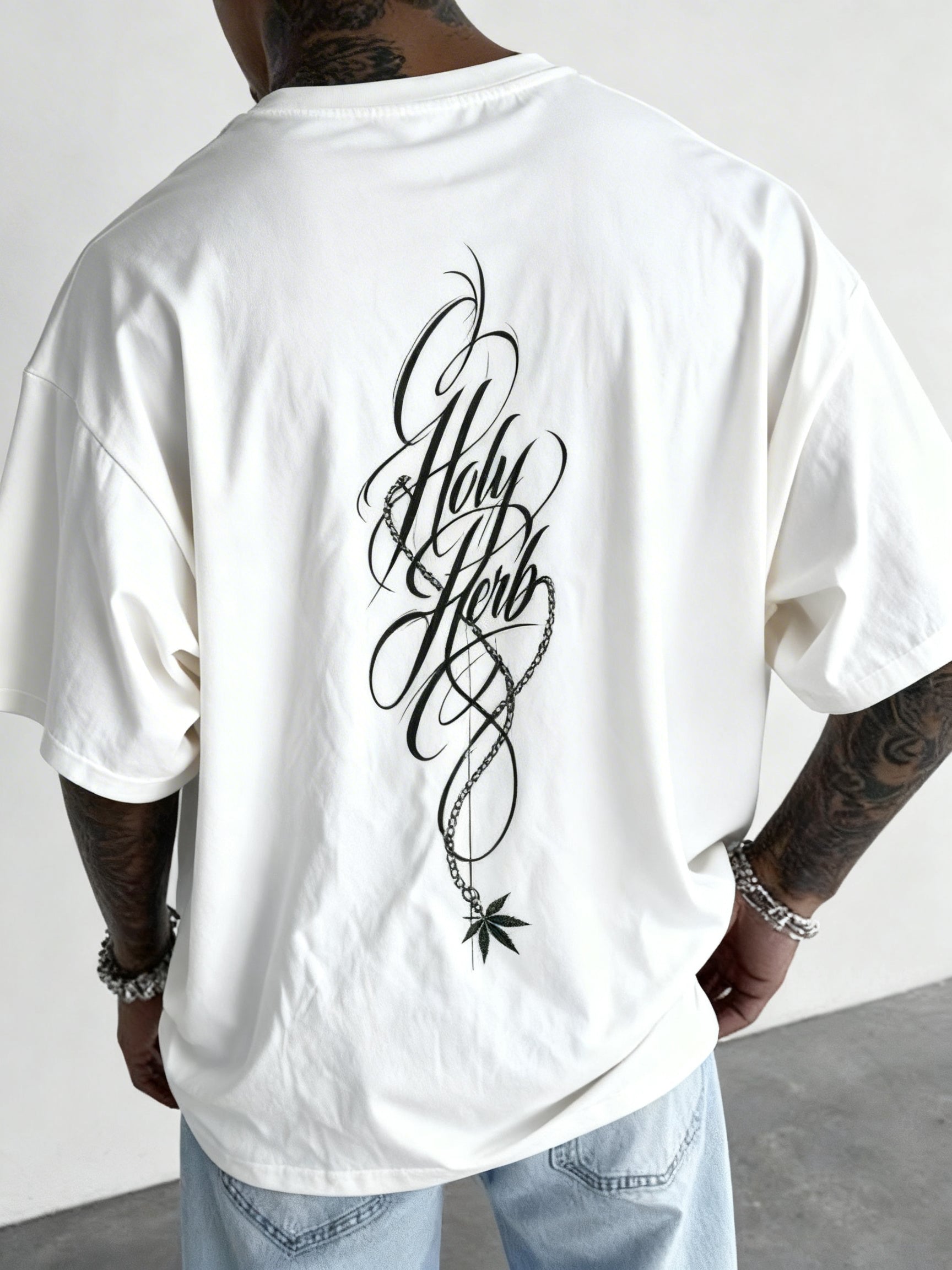 Holy Herb Oversize Cannabis T-Shirt