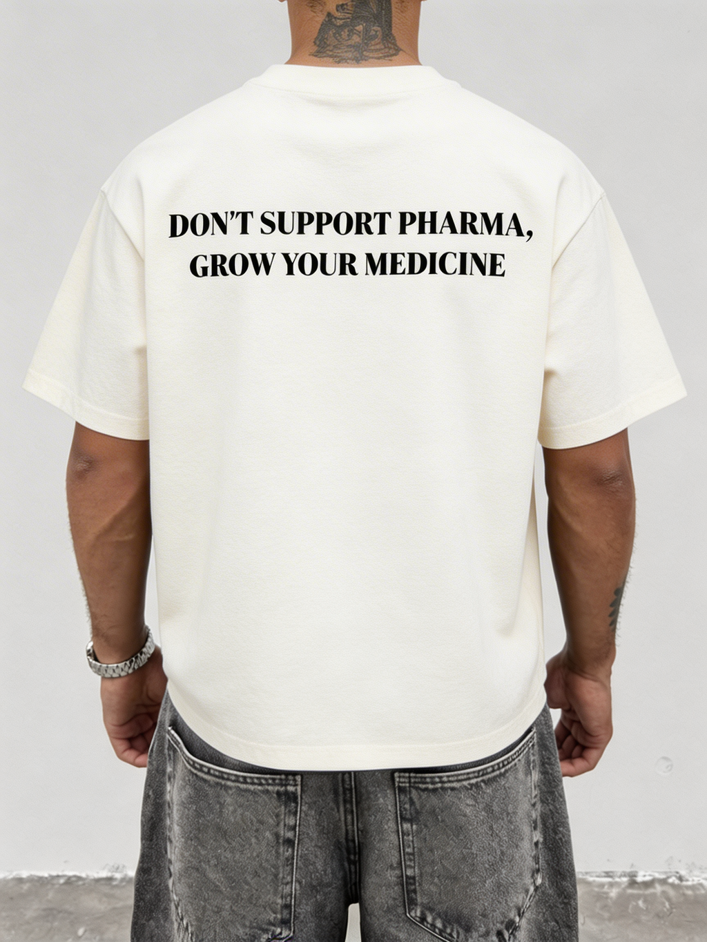 DONT SUPPORT PHARMA GROW YOUR MEDICINE– Cannabis Grower T-Shirt