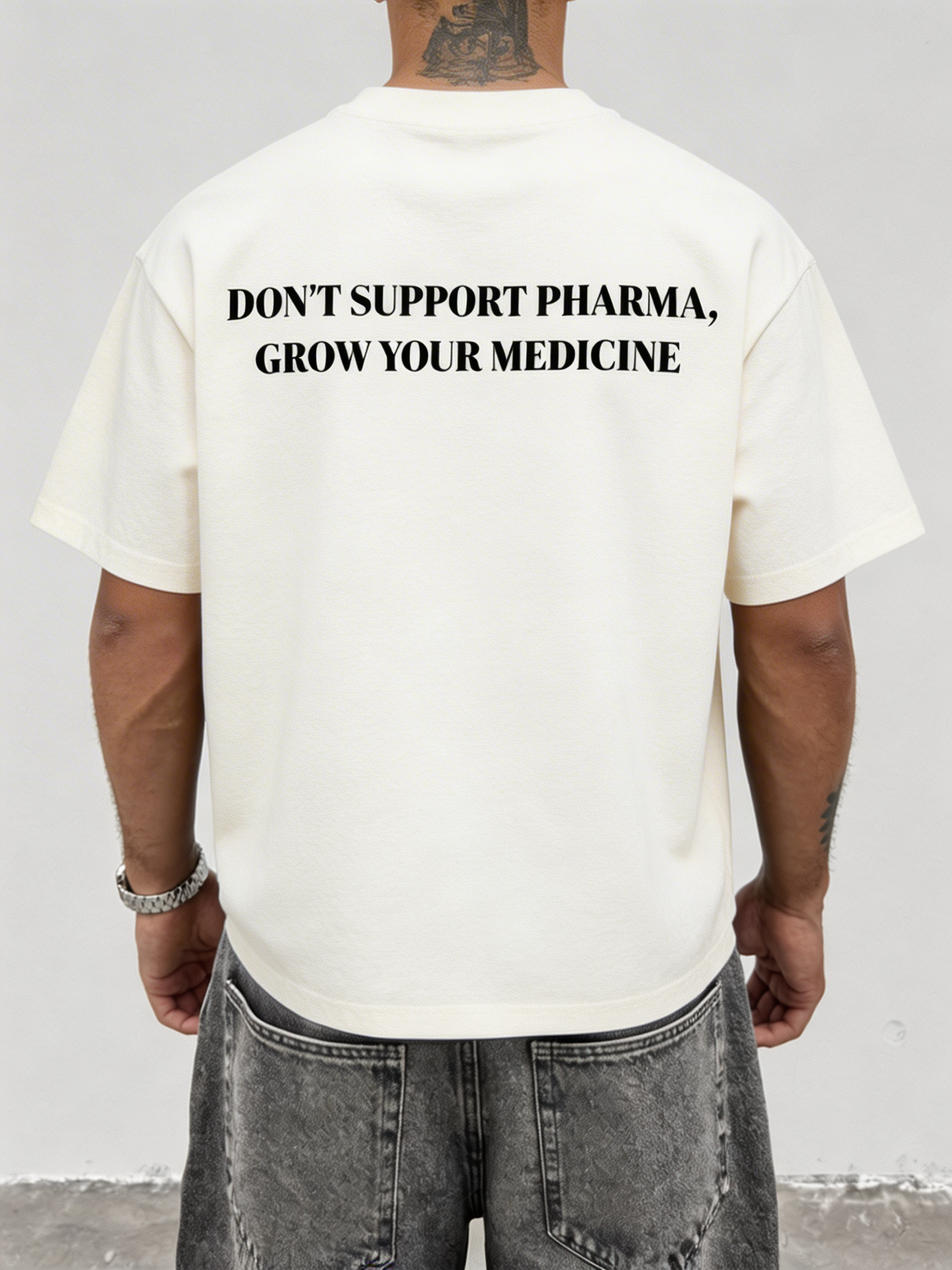 DONT SUPPORT PHARMA GROW YOUR MEDICINE– Cannabis Grower T-Shirt