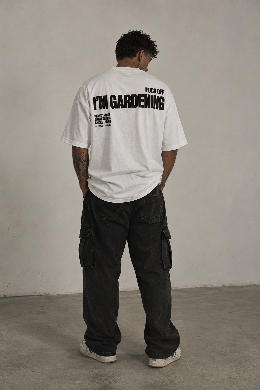 FUCK OFF I‘M GARDENING  Oversized Shirt für Cannabis Grower