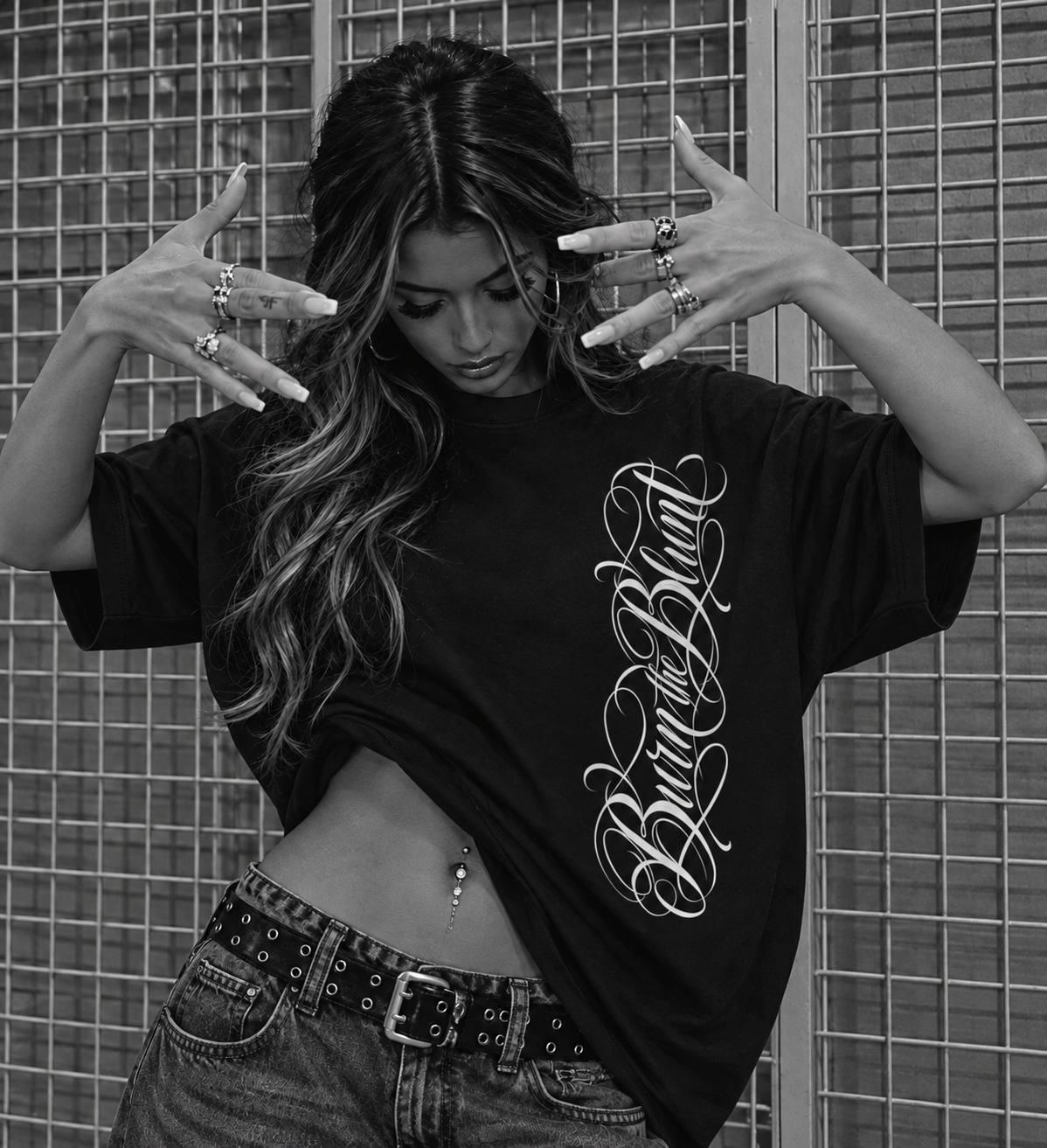 Burn the Blunt Oversized Shirt