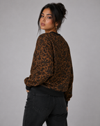 CANNABIS LEOPRINT -Sweatshirt