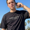 Static Is Calling And I Must Go – Regular Fit  Hash T-Shirt
