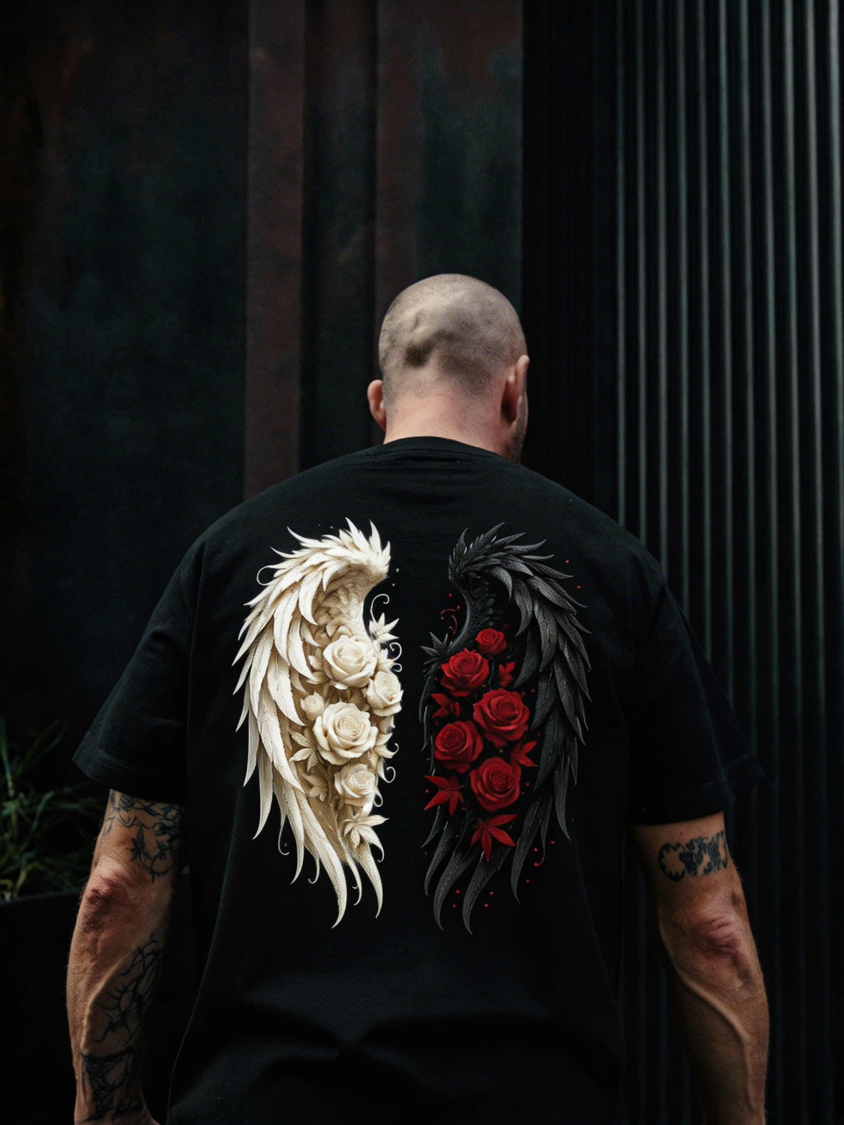 HEAVEN / HELL Oversized Shirt