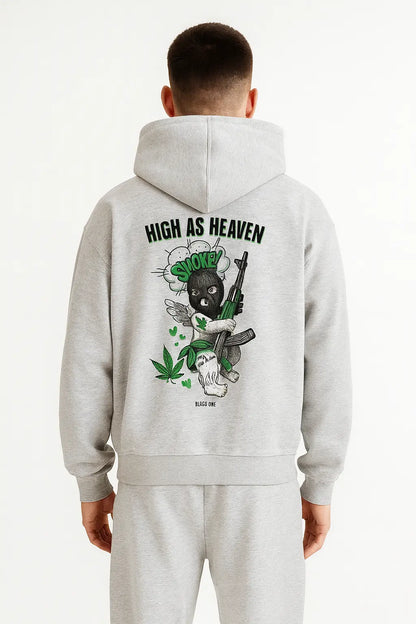 HIGH AS HEAVEN- Set Heather Grey - BlazeBae