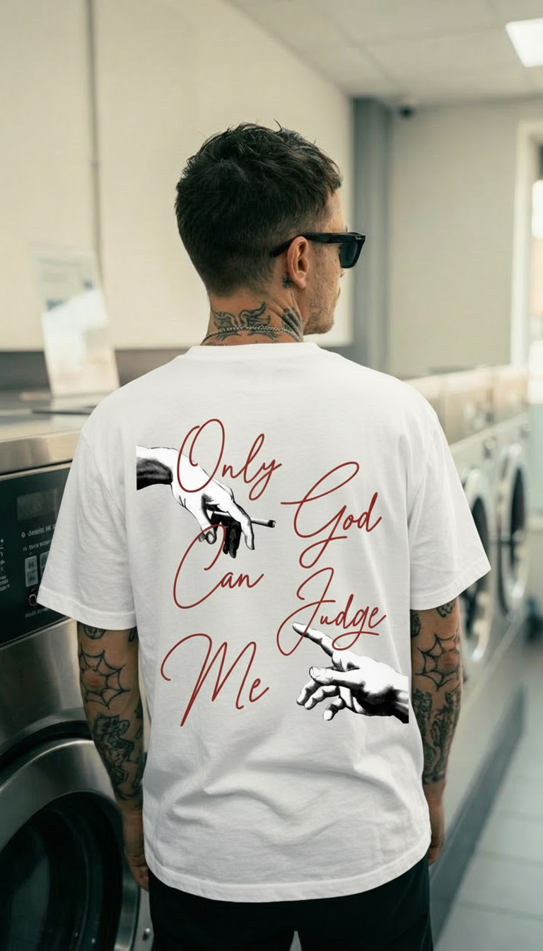 Only God Can Judge Me - Premium Oversize Shirt