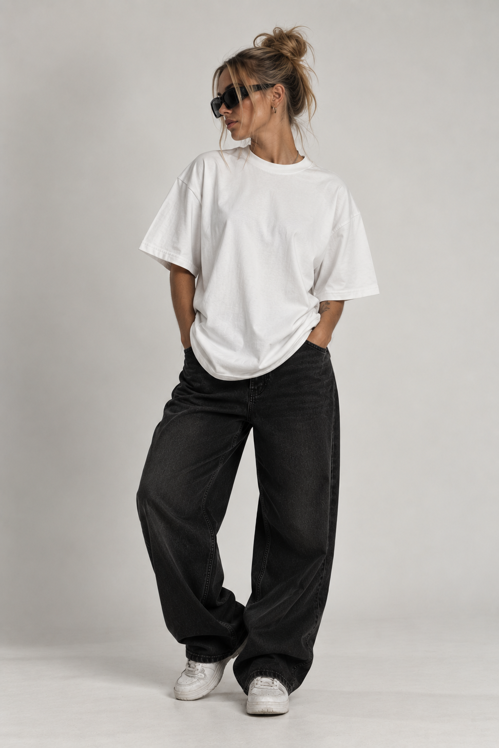 Smoke Hash on repeat - Premium Oversized Shirt