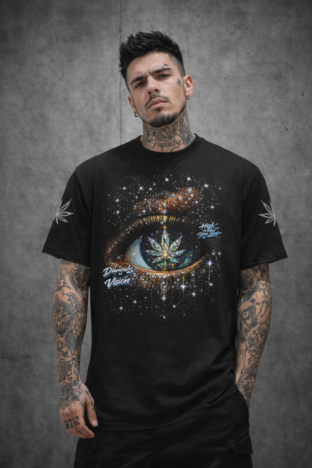 DIAMOND VISION – Oversized Cannabis T-Shirt Bundle BlazeBae