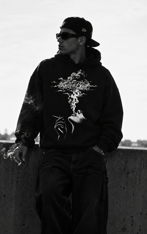 Burn The Blunt – Smoke Ritual Oversize Hoodie