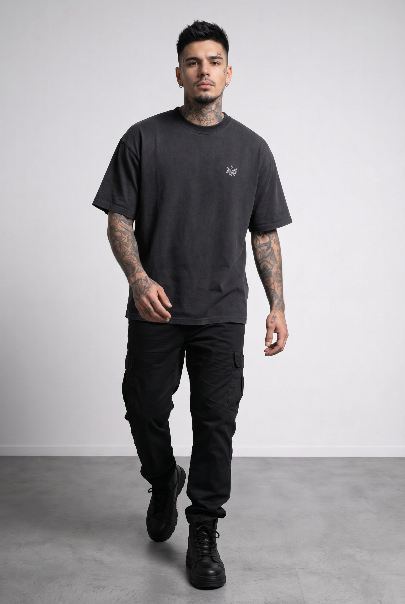 TOO BUSY SMOKING MY  OWN GRASS TO GIVE A  F*CK IF YOURS  IS GREENER - Oversized Shirt