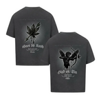 HIGH ON SIN × SHOOT BY KUSH – Dark Love Couple Drop (Washed Black) - BlazeBae