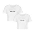 🤍 Smoke Bestie Bundle – White Edition (Crop Tops) - BlazeBae
