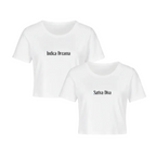 🤍 Smoke Bestie Bundle – White Edition (Crop Tops) - BlazeBae