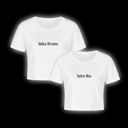 🤍 Smoke Bestie Bundle – White Edition (Crop Tops) - BlazeBae