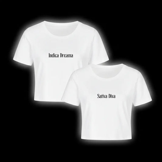 🤍 Smoke Bestie Bundle – White Edition (Crop Tops) - BlazeBae